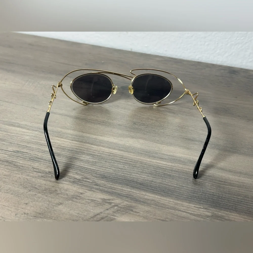 NEOSTYLE JET 252 CRAZY 90'S LADIES SUNGLASSES UNIQUE GOLD WIRE DESIGNER FRAMES - Picture 7 of 9